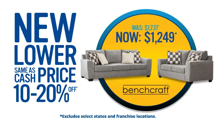 Benchcraft 2PC Loreo Sofa & Loveseat