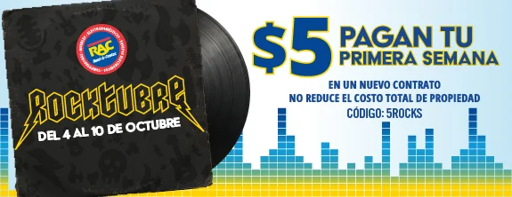$5 Pagan Tu Primera Semana