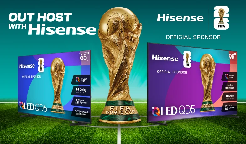 Out Host with Hisense at Rent-A-Center