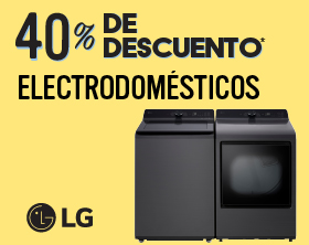 40% de descuento en electrodomésticos